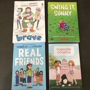 Books Bundle Of 4 Books- Brave, Swing It Sunday
